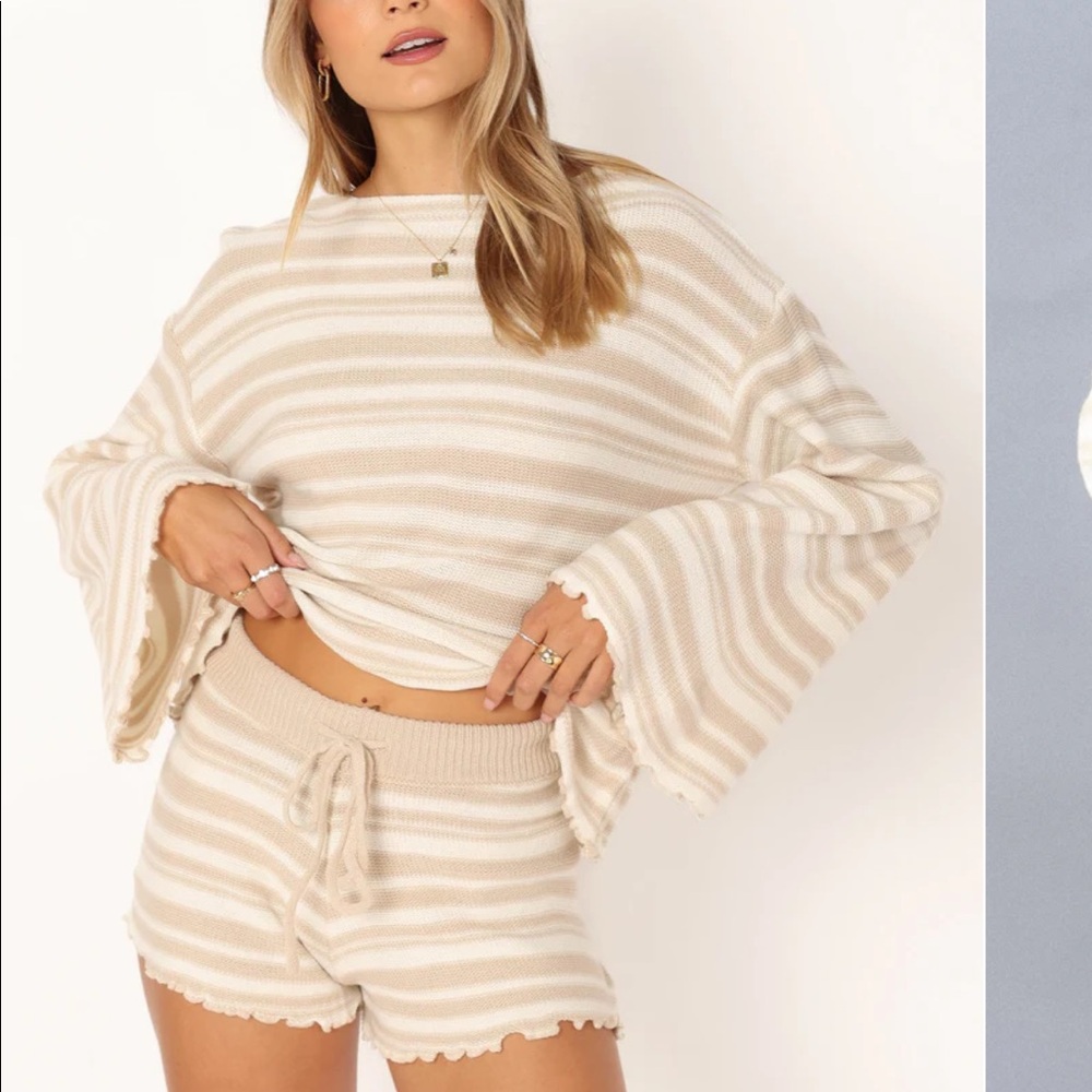 NASTY GAL knit shorts set
